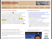 Tablet Screenshot of my-pcconsultant.com